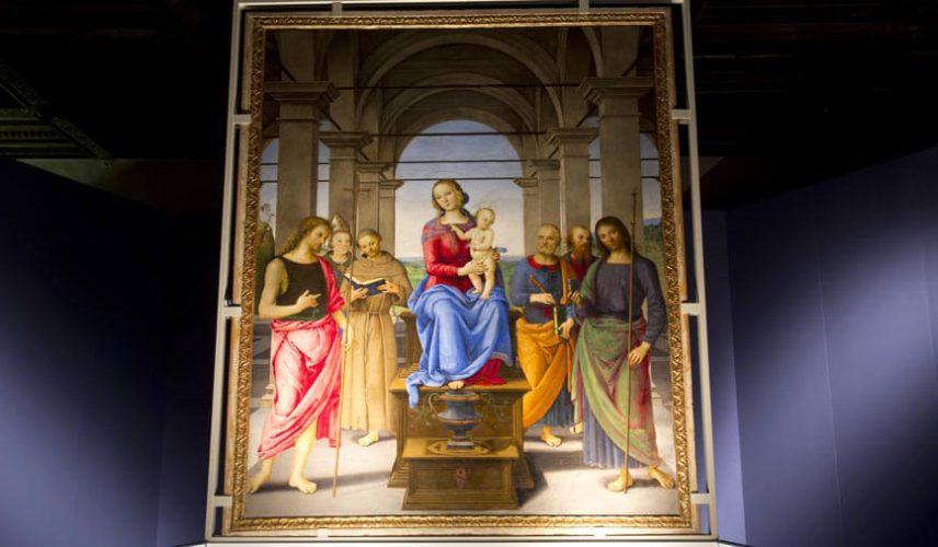 "Madonna con Santi" del Perugino